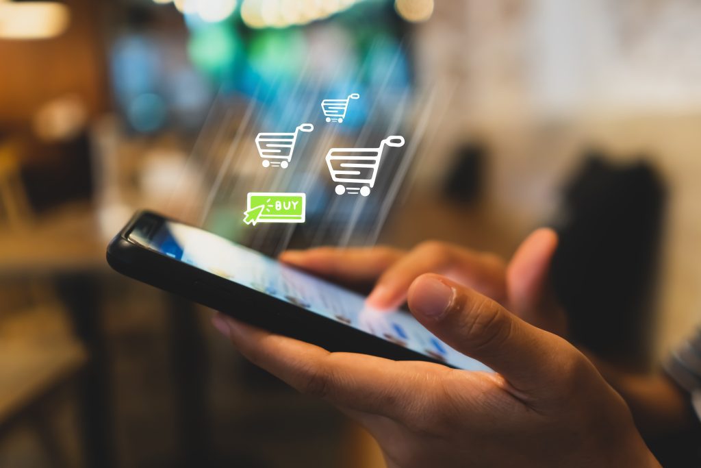 The growth of social commerce.
